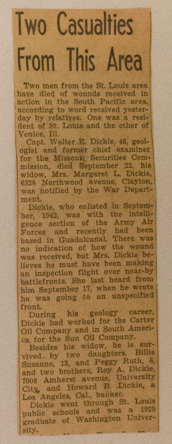 Dickie Announcement