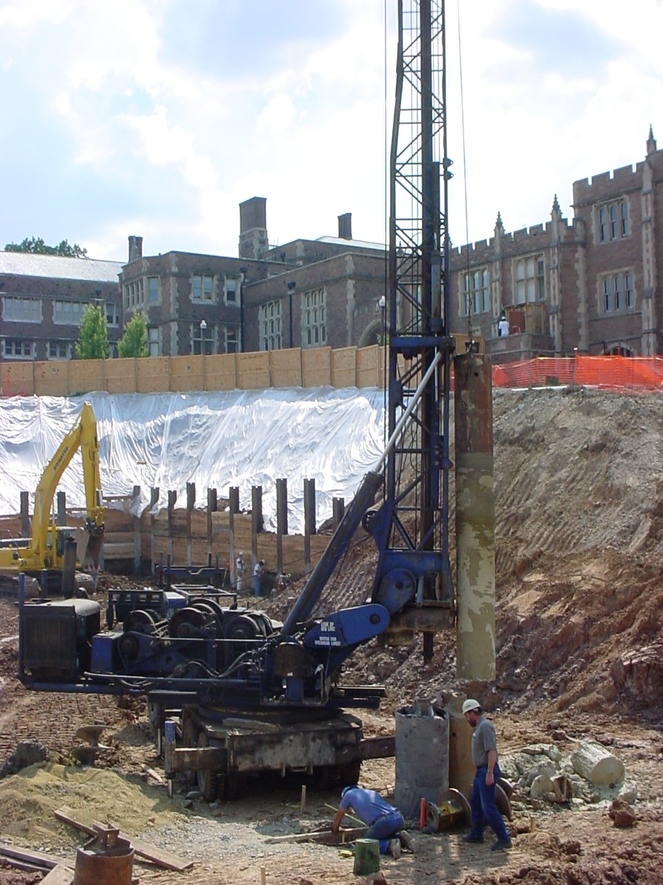 Rudolph Hall construction